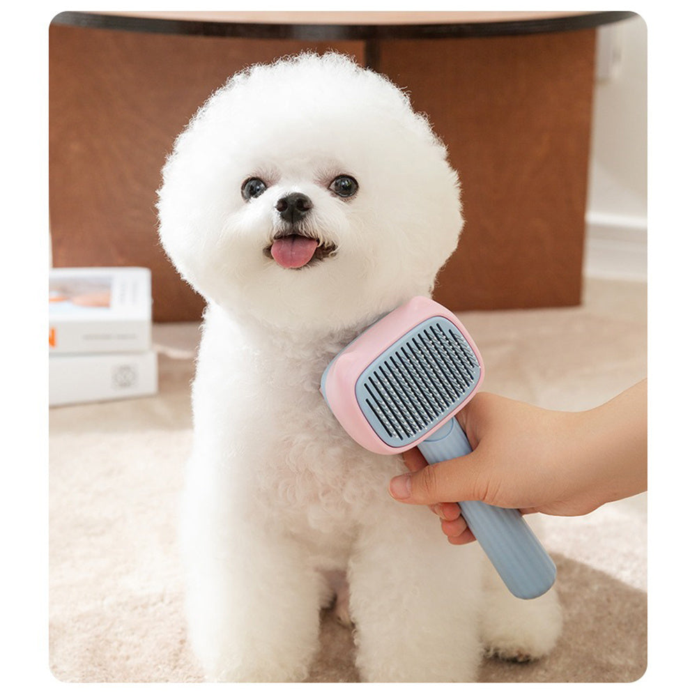 PetGlow Deshedding Brush – Gentle Grooming for Every Fur!