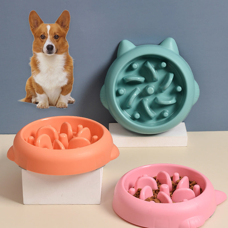 Happy Tummy Slow Feeder Bowl for Dogs & Cats