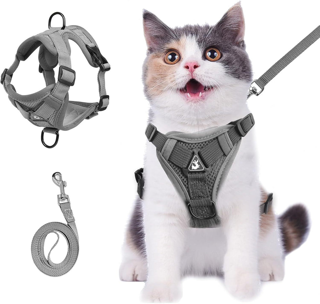 Cozy Cat Harness & Leash — Escape-Proof & Soft