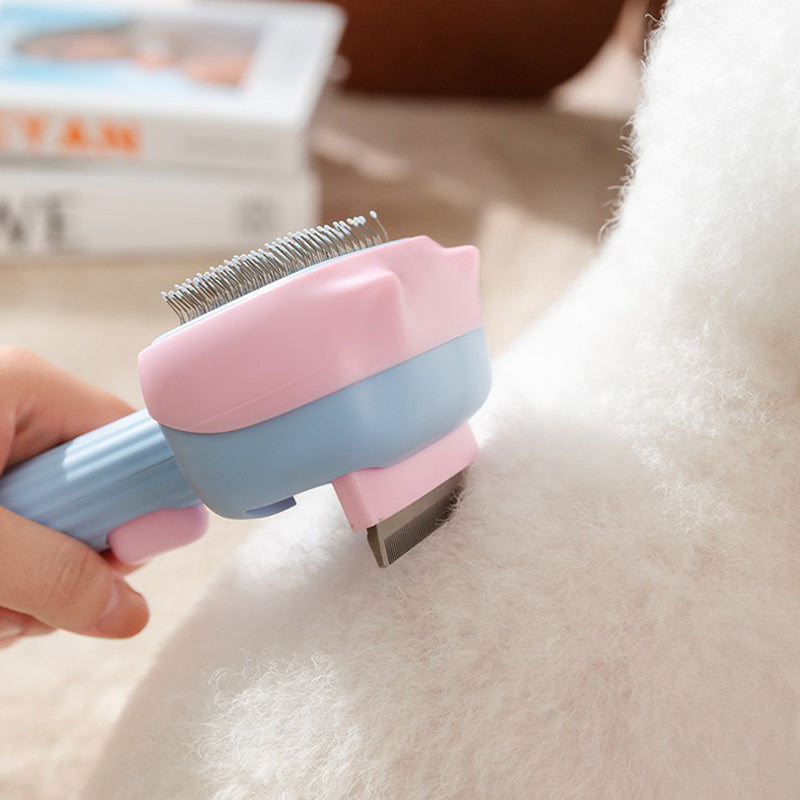 PetGlow Deshedding Brush – Gentle Grooming for Every Fur!